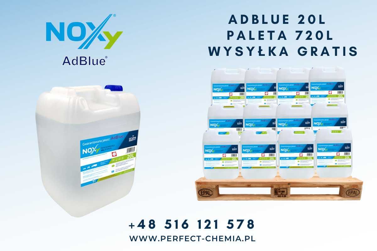 720 Litrów AdBlue marki NOXy - Paleta 20L x 36 szt. - Wysyłka Gratis!