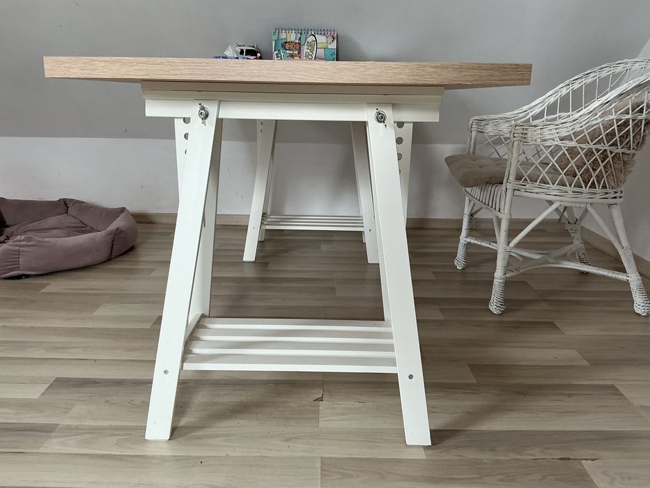 Biurko ikea 160x80 plus dodatkowy blat