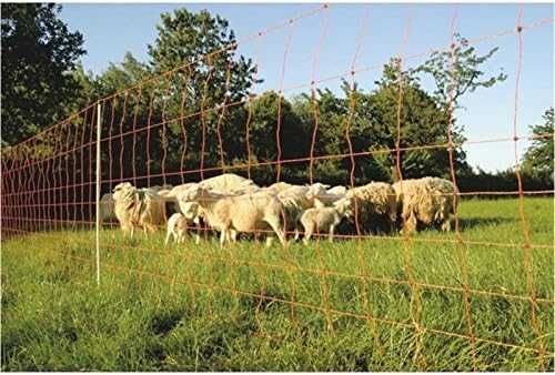 Siatka dla owiec OviNet, 50m, 90 cm, poj. szpic, pomarańczowy, Kerbl