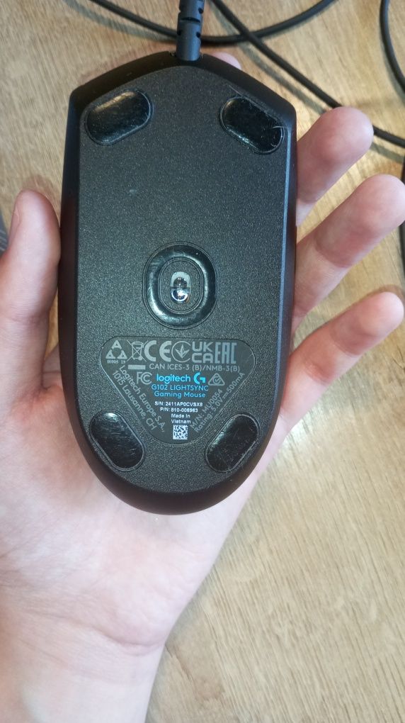 Myszka gamingowa Logitech G102
