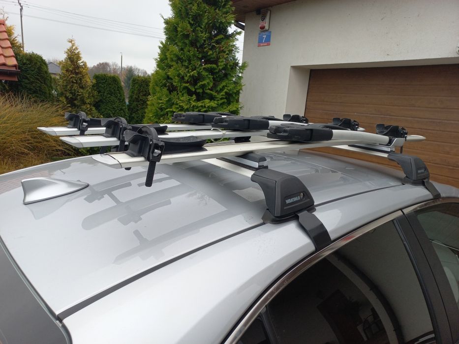 Bagaznik dachowy+uchwyty rowerowe+na narty Yakima /Whispbar/Thula