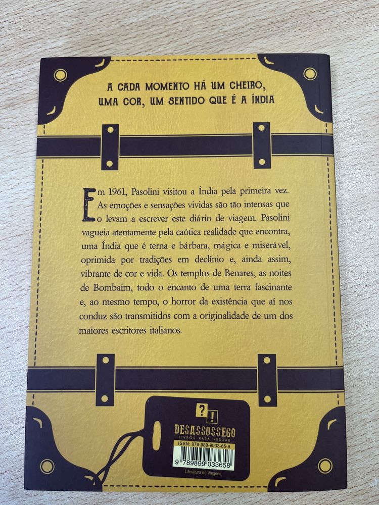 O Odor da Índia, novo. Ofereço os portes de envio.