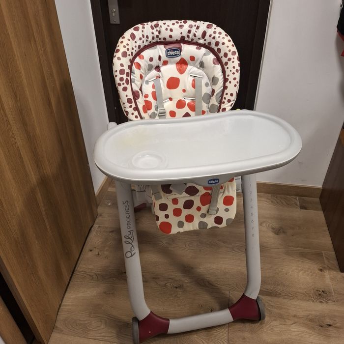 CHICCO Krzesełko do karmienia Polly Progres 5 Cherry