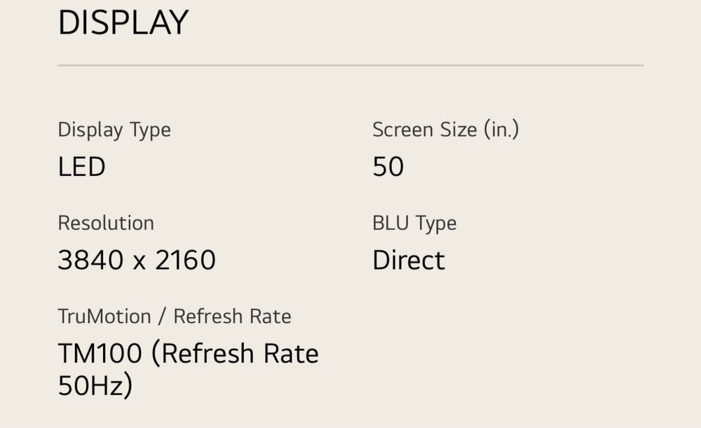 SMART TV LG 50”.                                    .