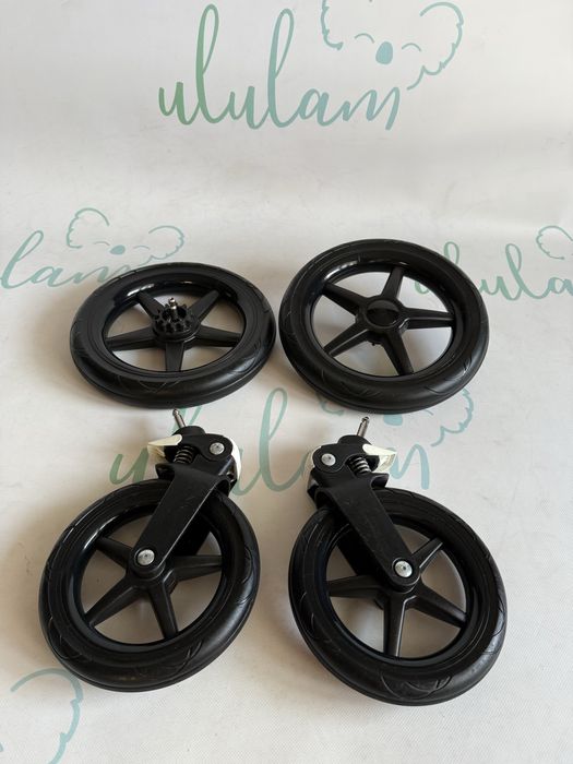 Bugaboo Fox / Fox2 / Fox3 komplet kół przód-tył koła czarne