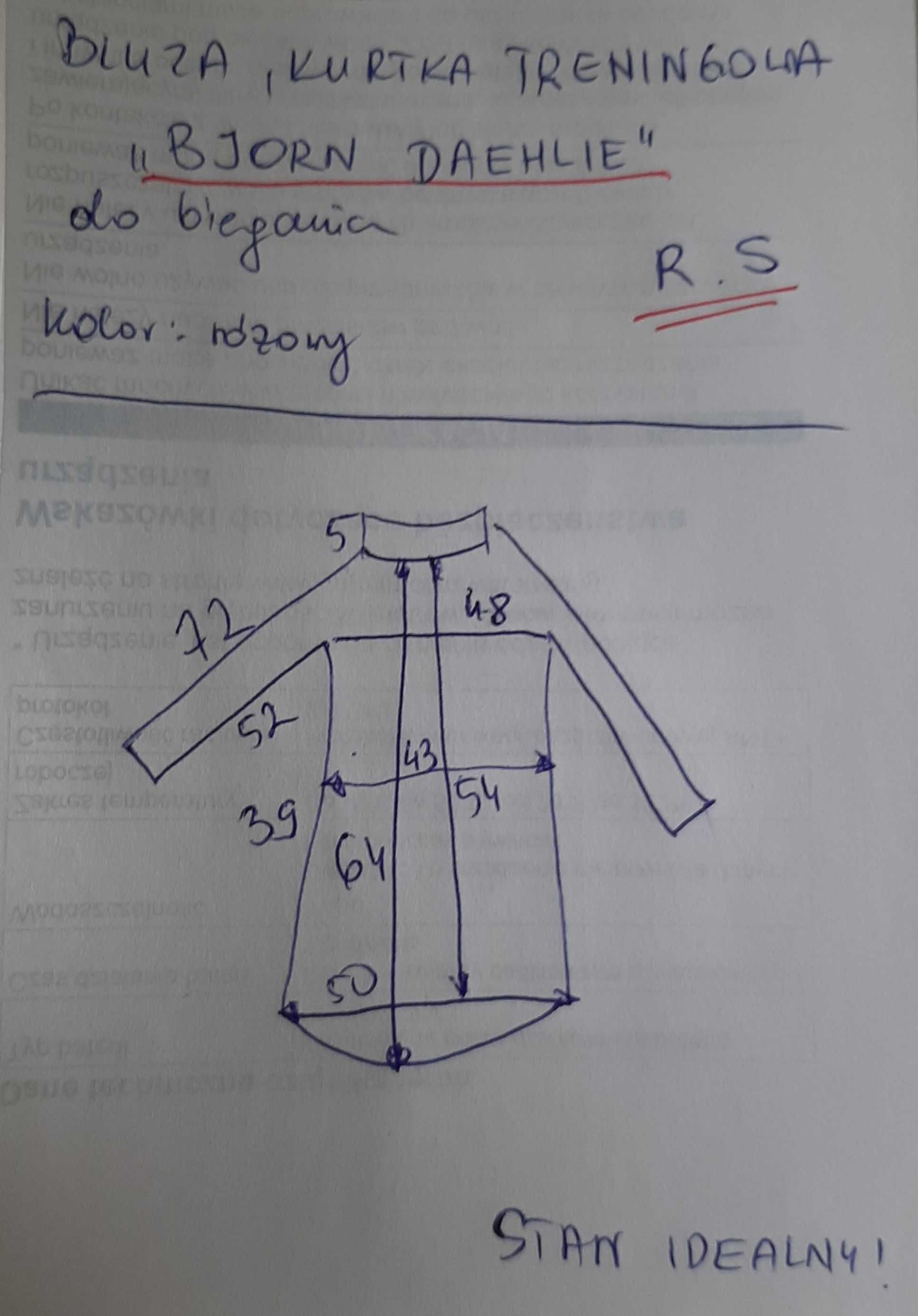 Kurtka funkcyjna, treningowa sportowa BJORN DAEHLIE do biegania, r. S