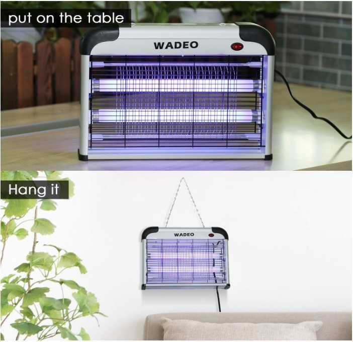 Lampa Owadóbójcza UV, Pułapka Na Owady Latające, Lampa Na Owady 20W
