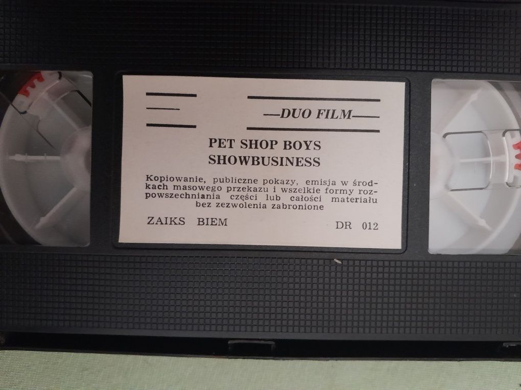 Pet Shop Boys vhs Showbusiness
