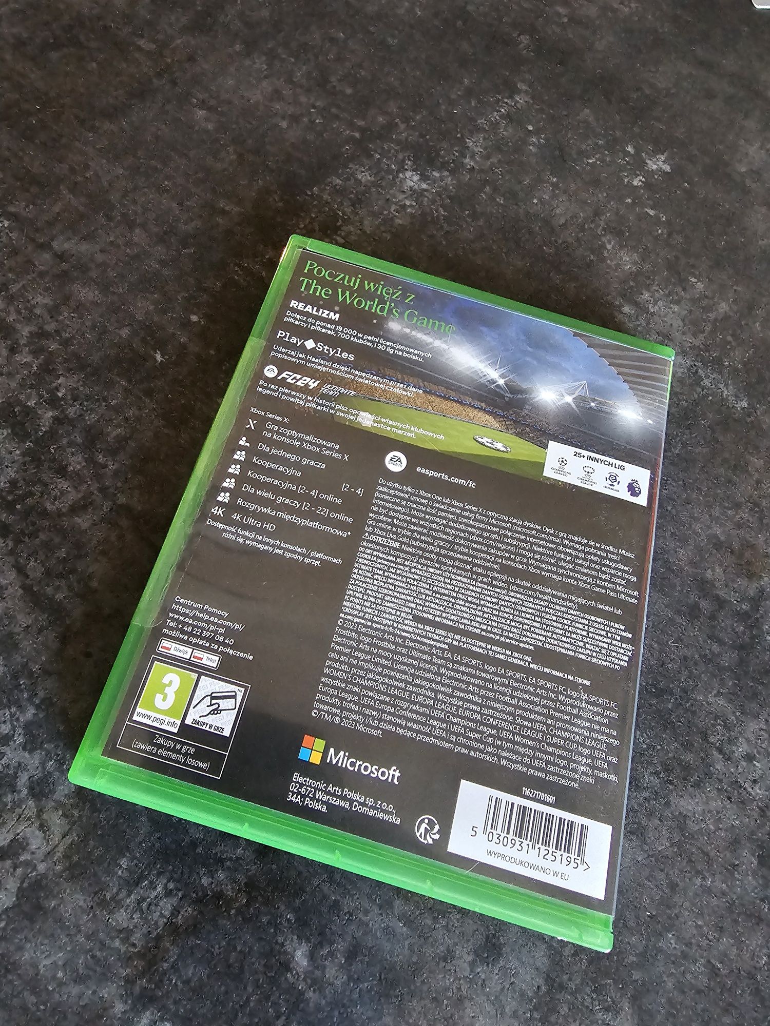 FC24 Xbox Series X – jak nowe, stan idealny – 50 zł!