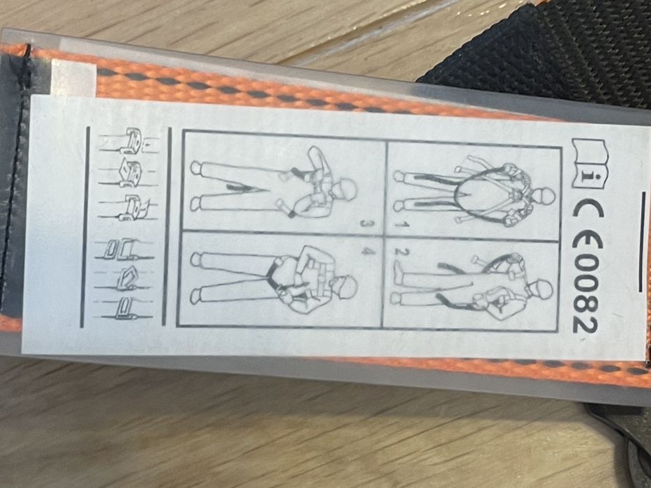 Zestaw asekuracyjny ELARA Delta Plus, Szelki do prac na wysokościach