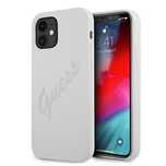 Etui Guess Script Vintage Na Iphone 12 Mini - Kremowe