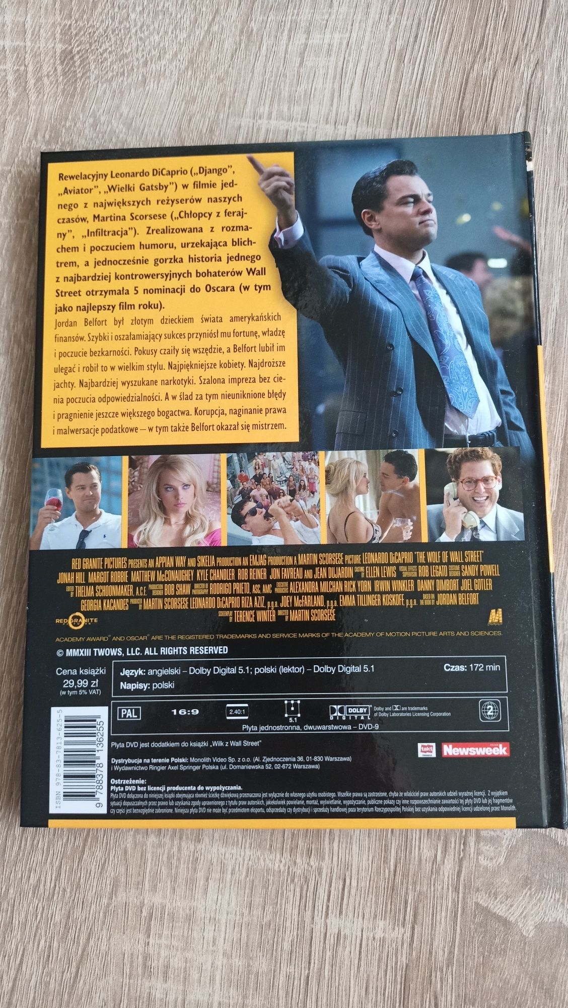 Film Wilk z Wall Street DVD