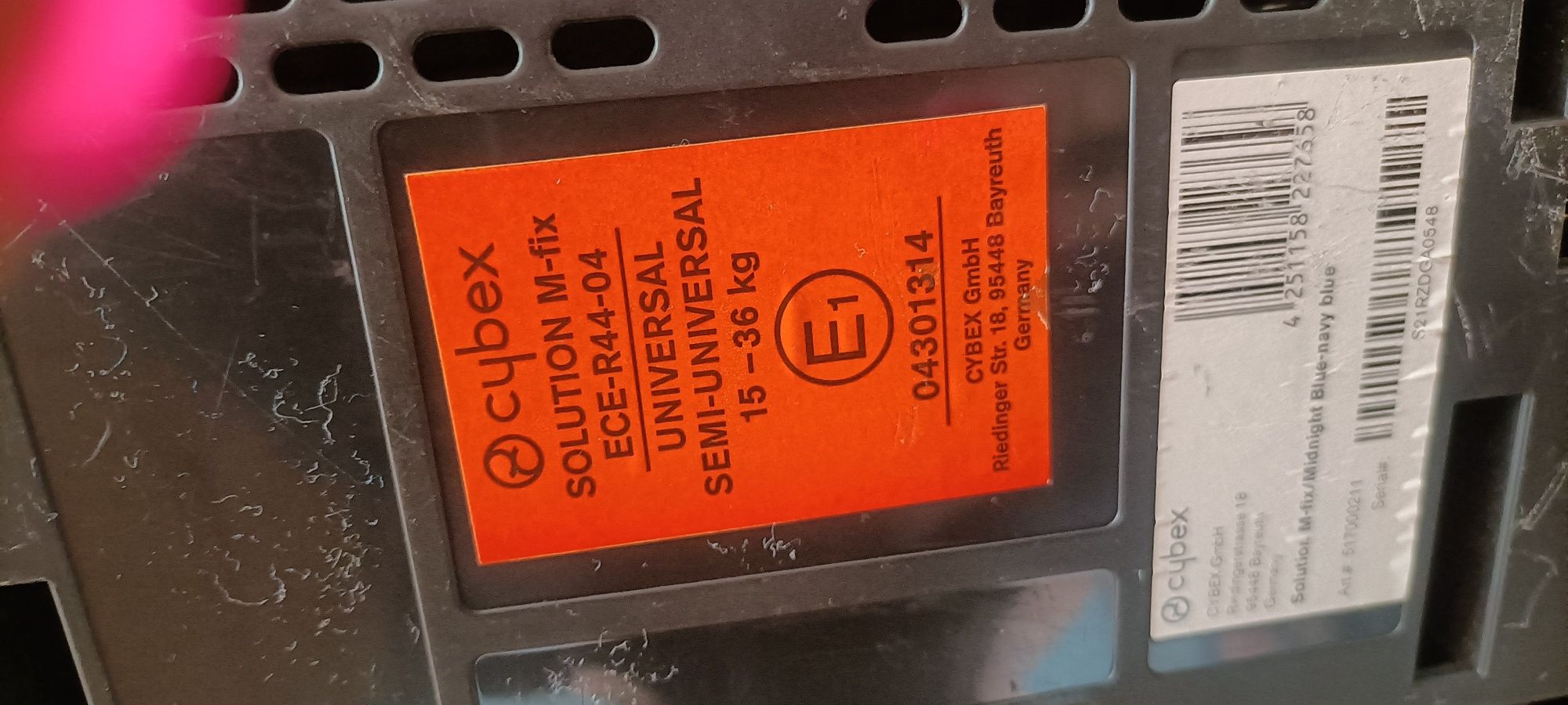 Cybex Solution M-Fix 15-36 isofix