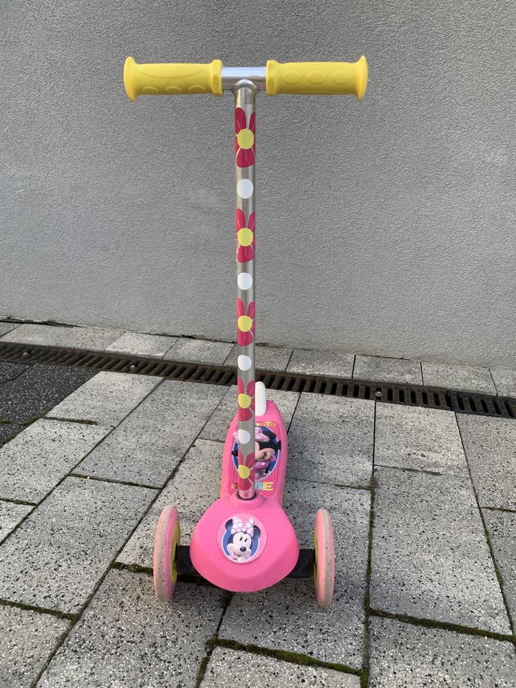 Hulajnoga dla dziewczynki Steering Scooter 3 Minnie