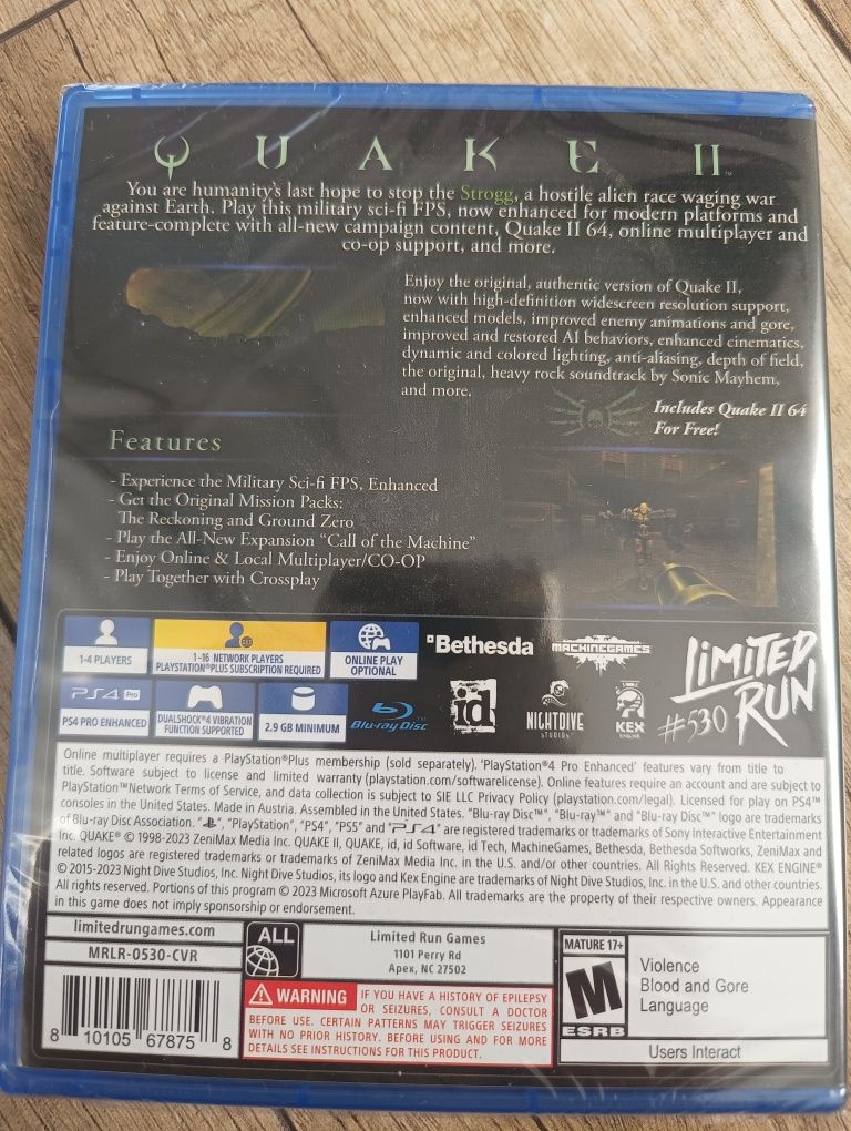 Quake II 2 PS4 PS5 | Nowa!