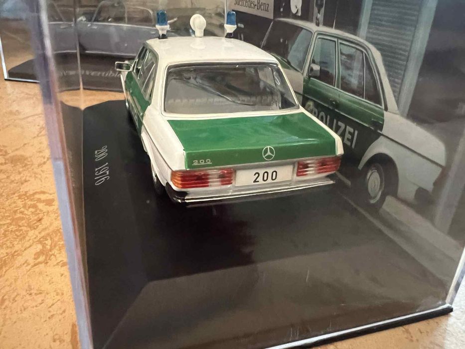 Mercedes-Benz 200 Polizei 1:43 DeAgostini Model Kolekcjonerski