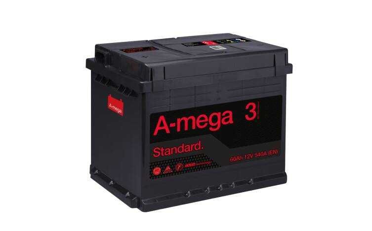 Akumulator Amega 60 Ah 540 A STANDARD M3