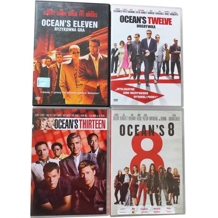 Ocean’s Eleven & Ocean's Twelve & Ocean's Thirteen & Ocean's 8 DVD