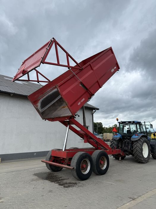 Przyczepa INTHO 12 VBT tandem wywrot podwyższony