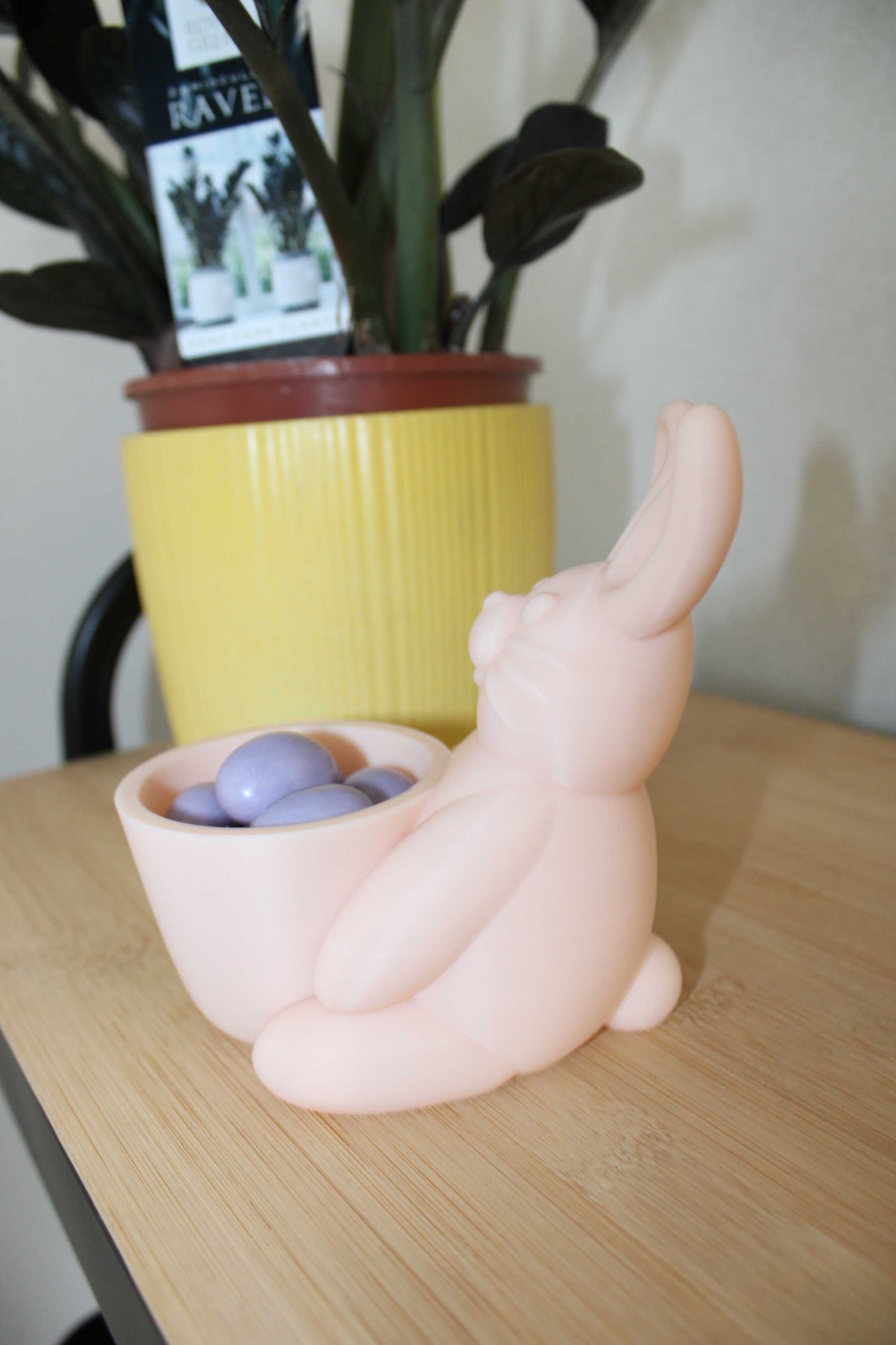 Coelhinho Porta-Amêndoas em 3D