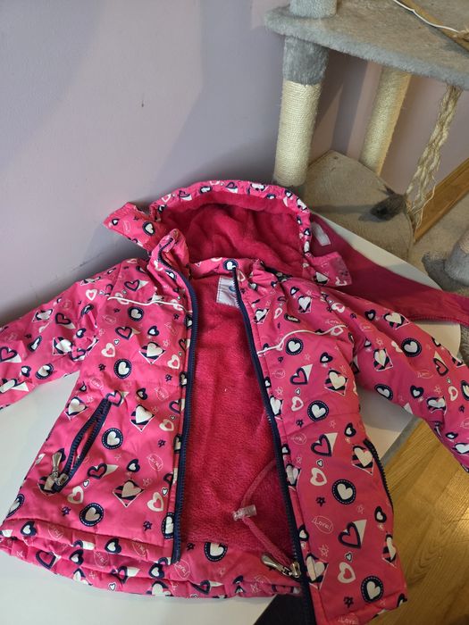 Komplet zimowy kurtka+spodnie 104/110