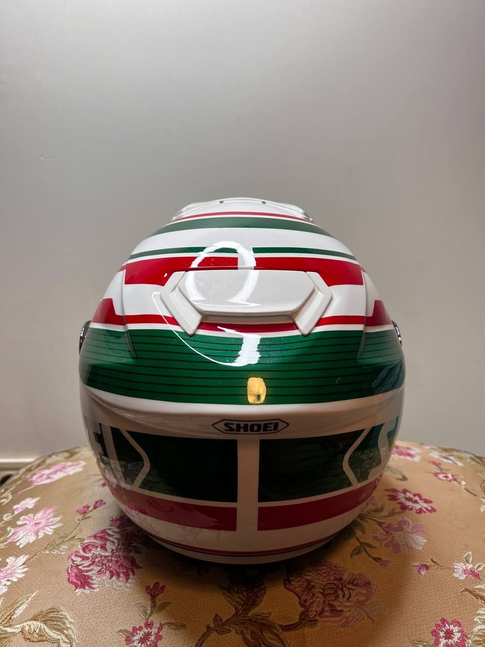 Shoei GT Air TC-4, Шолом, шлем, зелений, червоний, білий