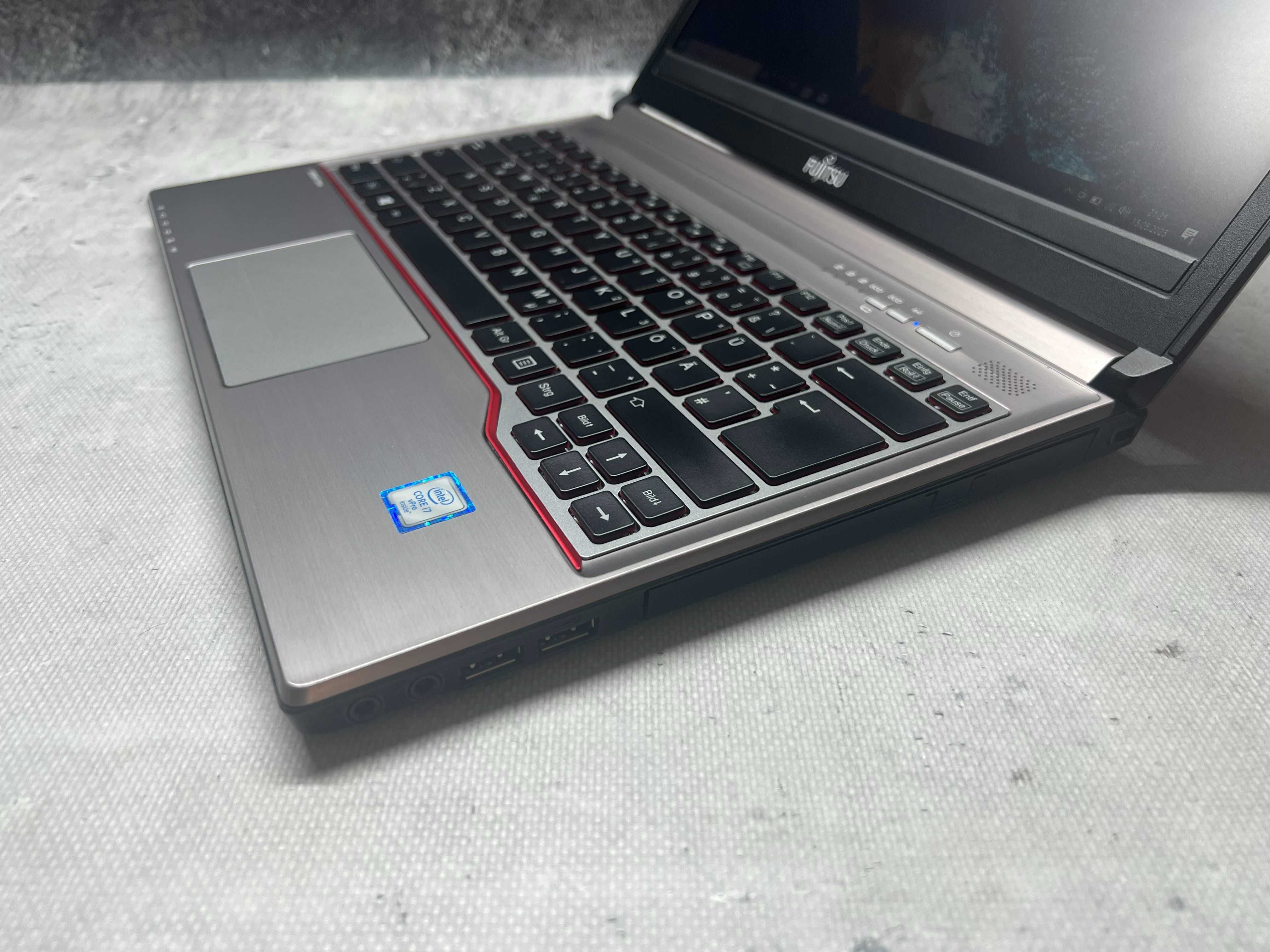 Fujitsu E736 / i7 6600u 3.4GHz / 8GB DDR4 / 128SSD / 13.3 HD / W10Pro