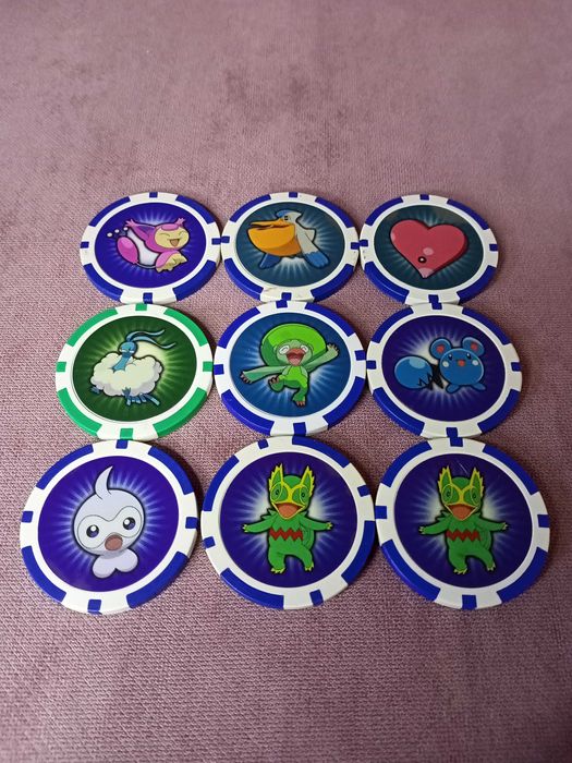 Покемон Topps Poker Chipz Фишка