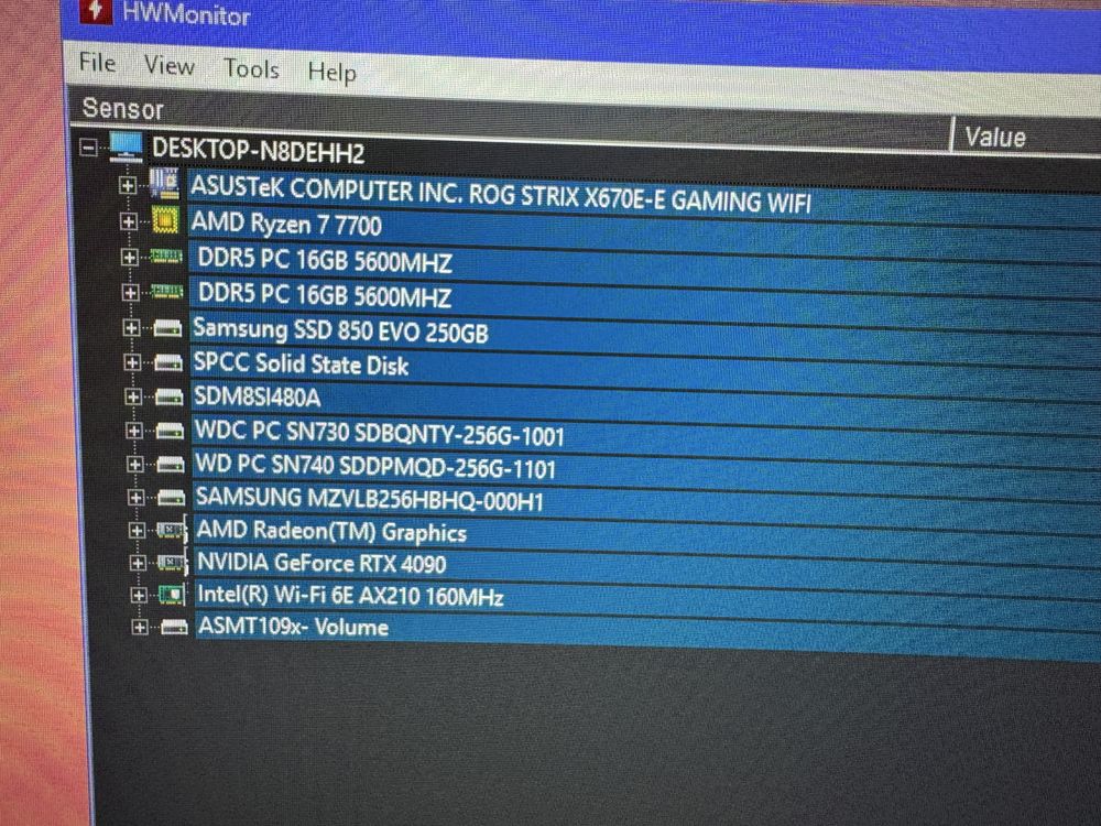 Computador Gaming - RYZEN 7 7700 - ROG X670E - RTX 4090 - 32GB DDR5
