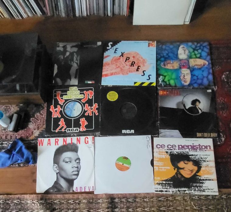 9 x 12" Vinyl Garage / Dance z lat 70. 80. i 90.