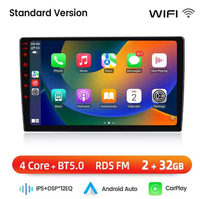 Rádio Android Carplay Chevrolet Aveo 2011 a 2014 GPS wifi BT NOVO