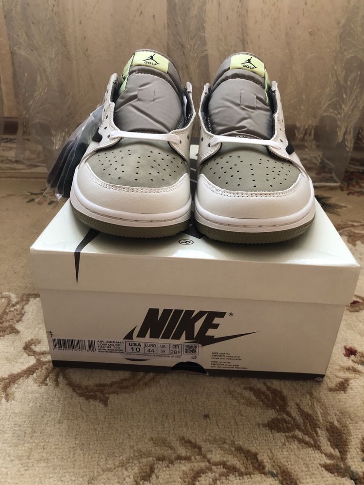 Кросівки Travis Scott air Jordan 1 low golf оригінал під замовлення