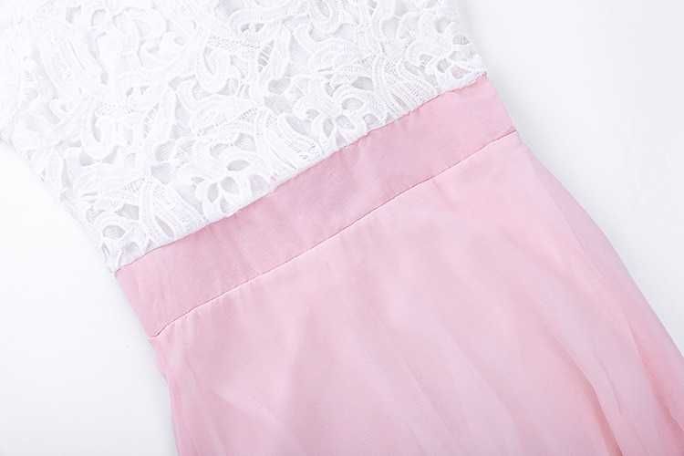 vestidos de chifon com corpo em bordado, ideais para cerimónias