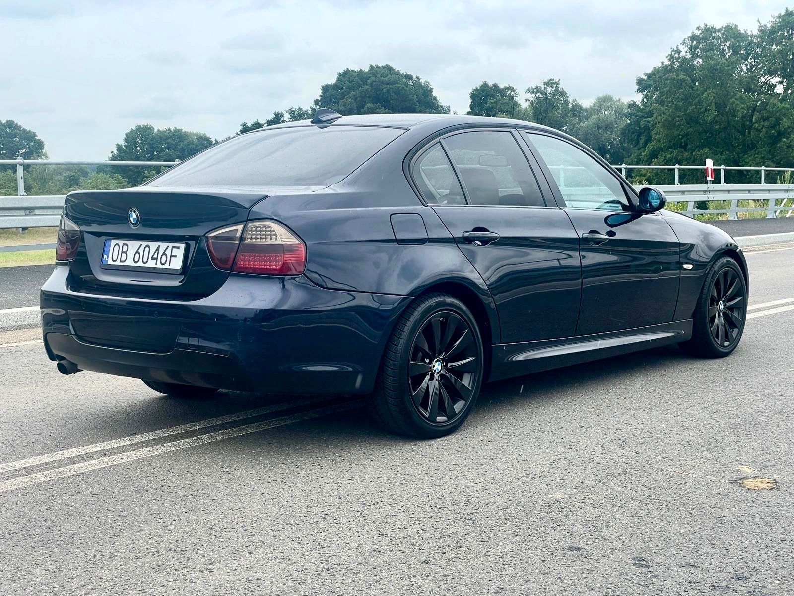 BMW Seria 3 BMW E90 320d 2.0d 163 KM M47 – Automat ZF 6HP – Monacoblau – 2007 r.