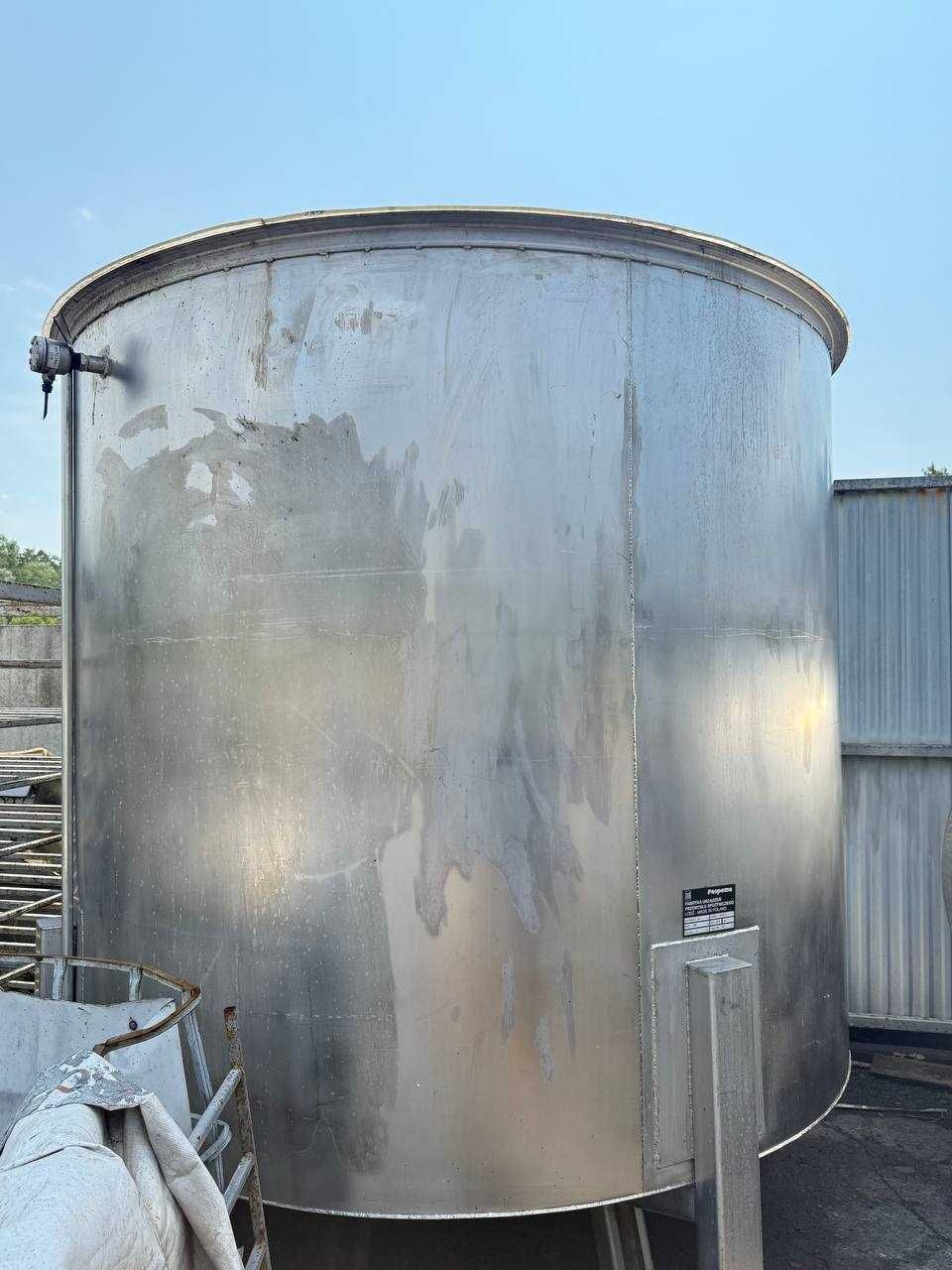 Нержавіючий резервуар 8,3 м³ (4 бар, 95 °C) Faspoma, Польща — 2010 р.