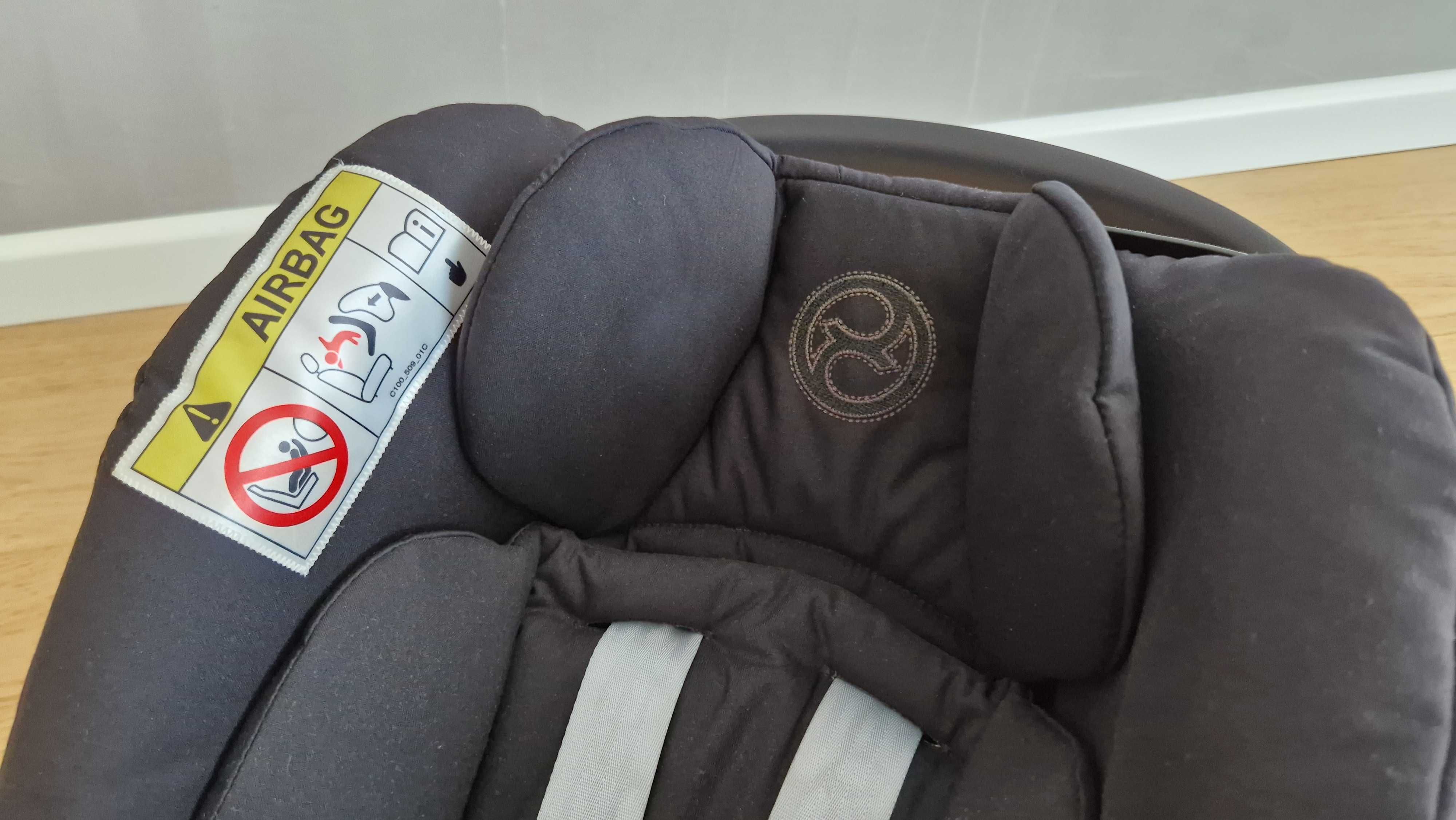 Nosidełko/fotelik Cybex Cloud Z i-Size | Baza Cybex Base Z | CZARNY |