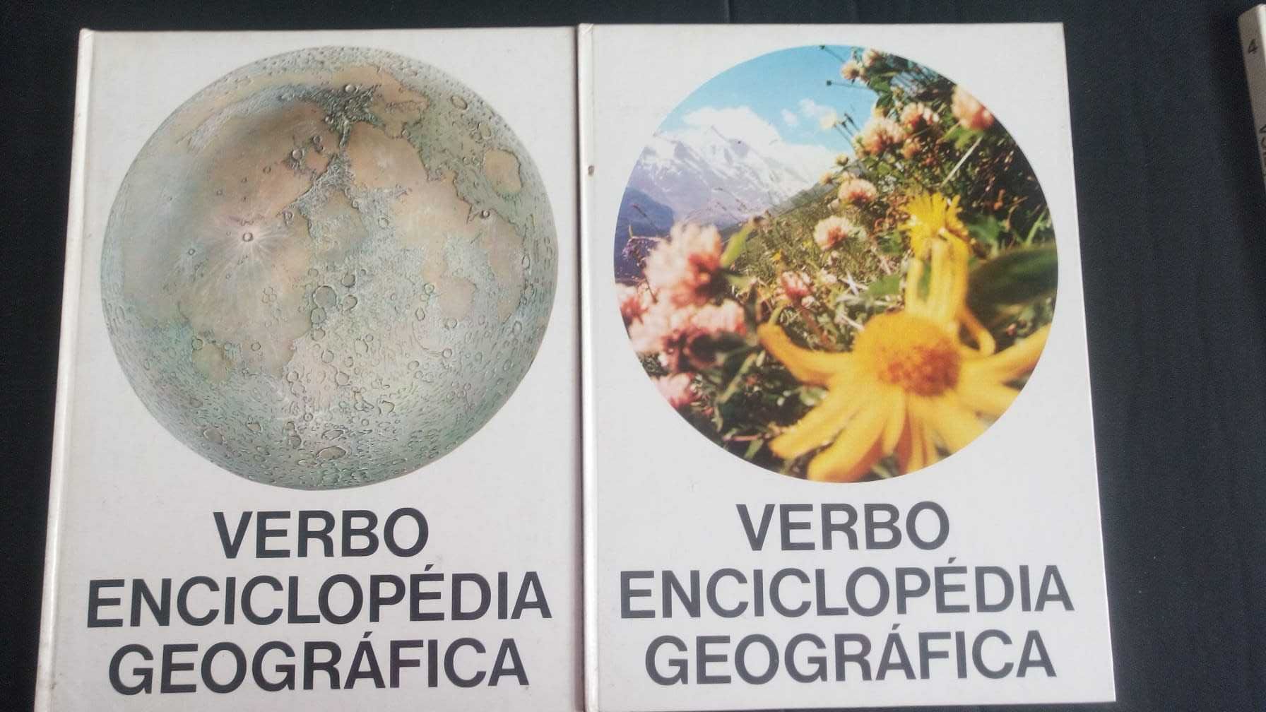 Conjunto 3 volumes livros Verbo Enciclopédia Geográfica