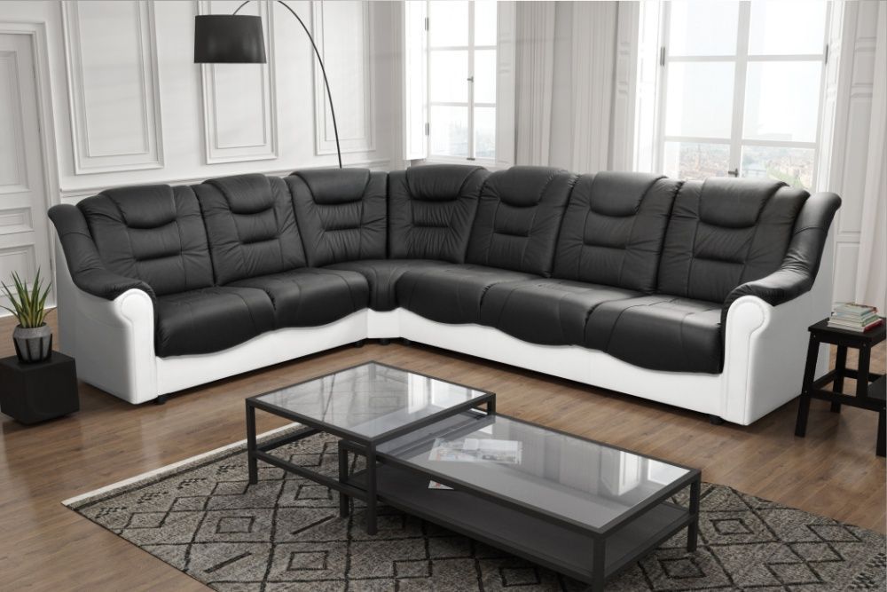 Skórzany narożnik wersalkowy 2R3 "KAROL" skóra naturalna PRODUCENT