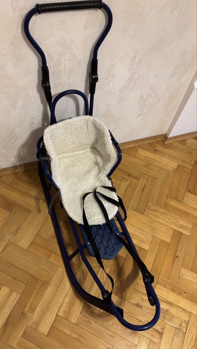 Санки дитячі Piccolino сині бу