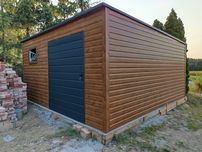 Garaż blaszany garaże blaszane blaszak schowek 5*5 profil poziom 5*7