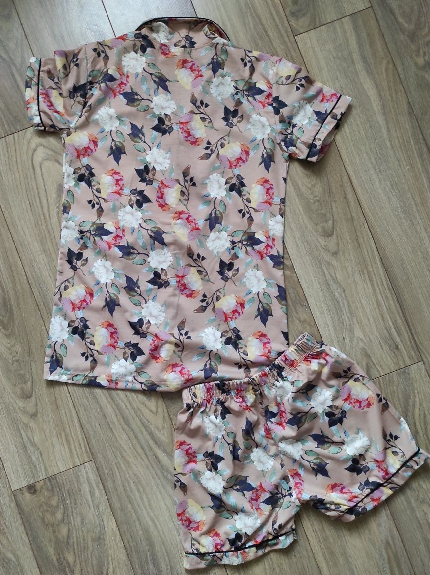 Piękna piżama kwiatowy print rozmiary S, M, L, XL