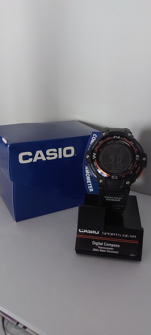 Casio termometr kompas WR200 nowy oryginalny