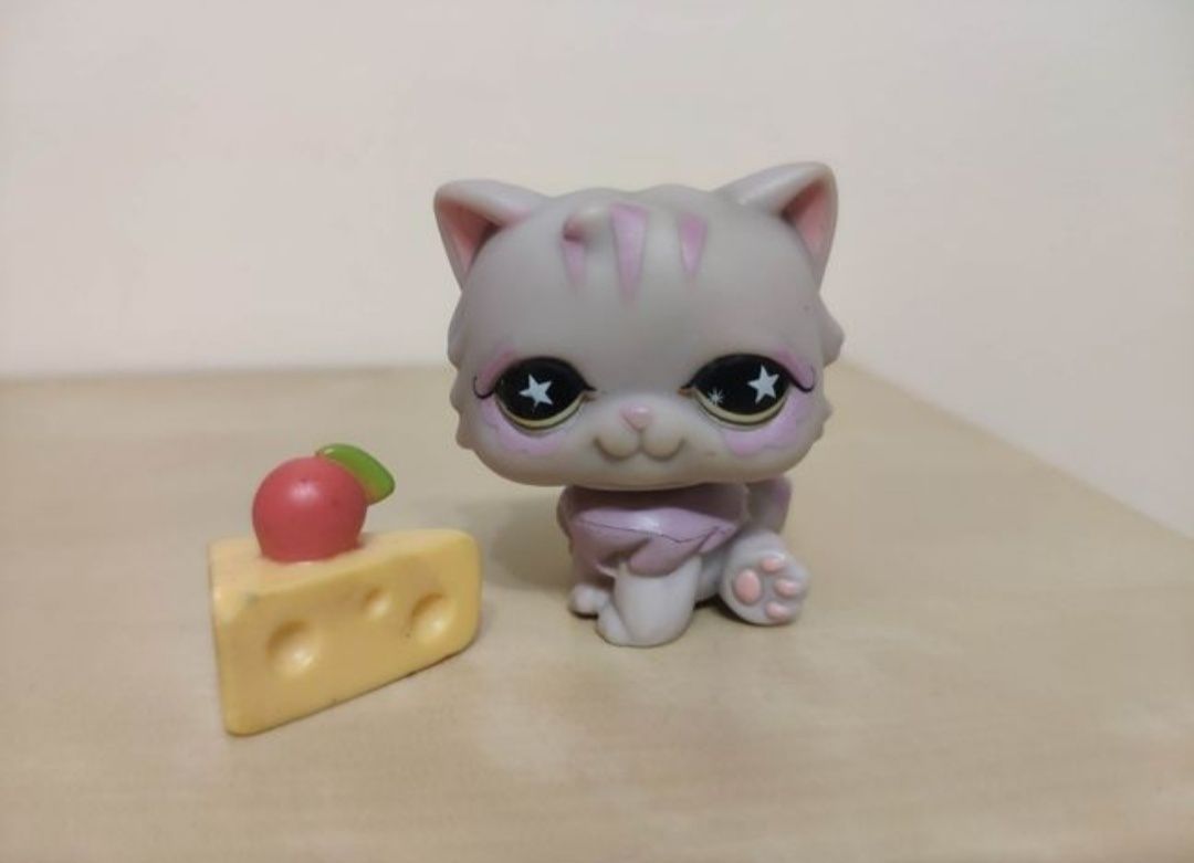 Oryginalna figurka Littlest Pet Shop LPS firmy Hasbro kot kotek perski