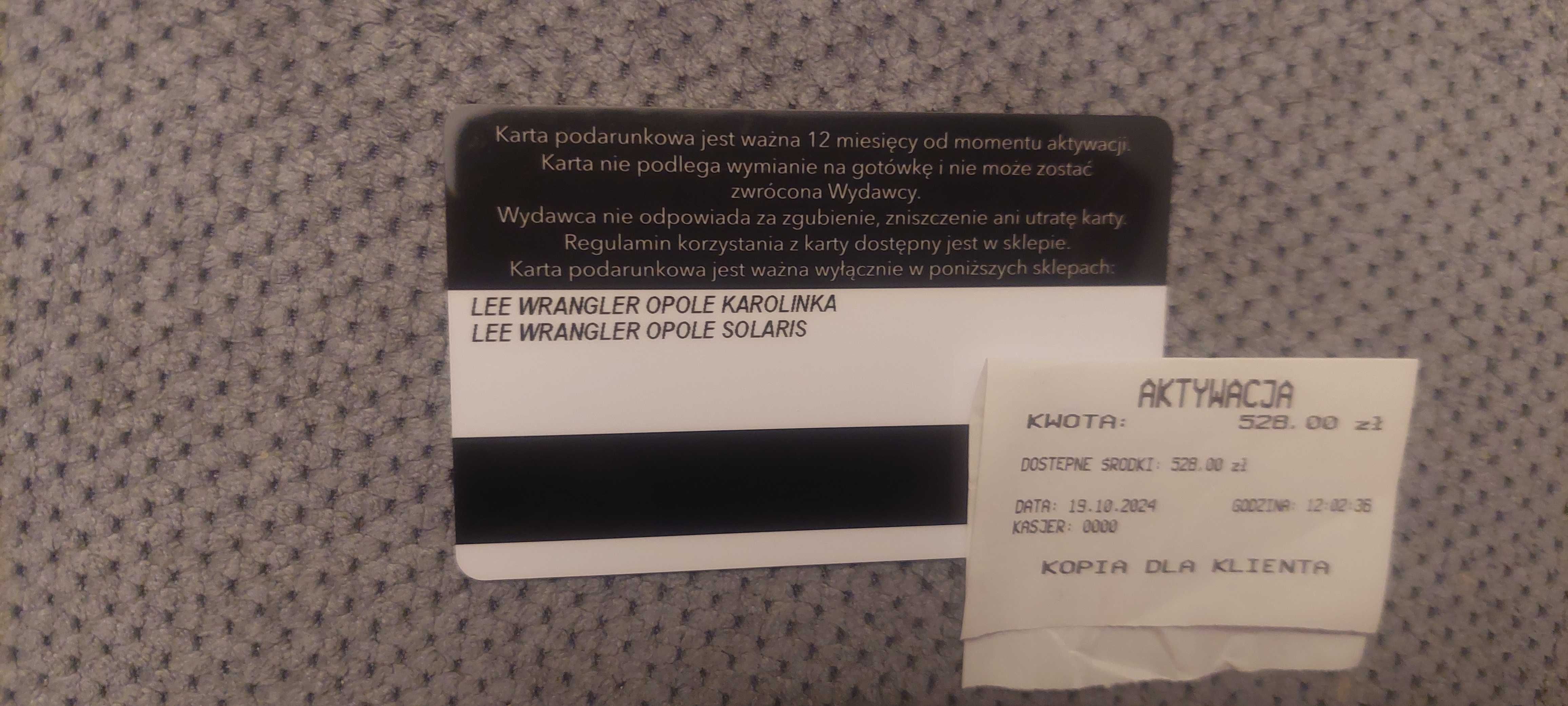 Voucher/Karta podarunkowa do Lee Wrangler. Idealny prezent.