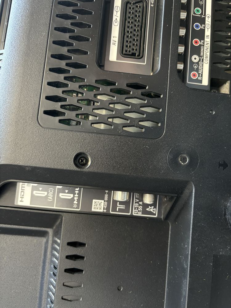 Telewizor sony uszkodzony