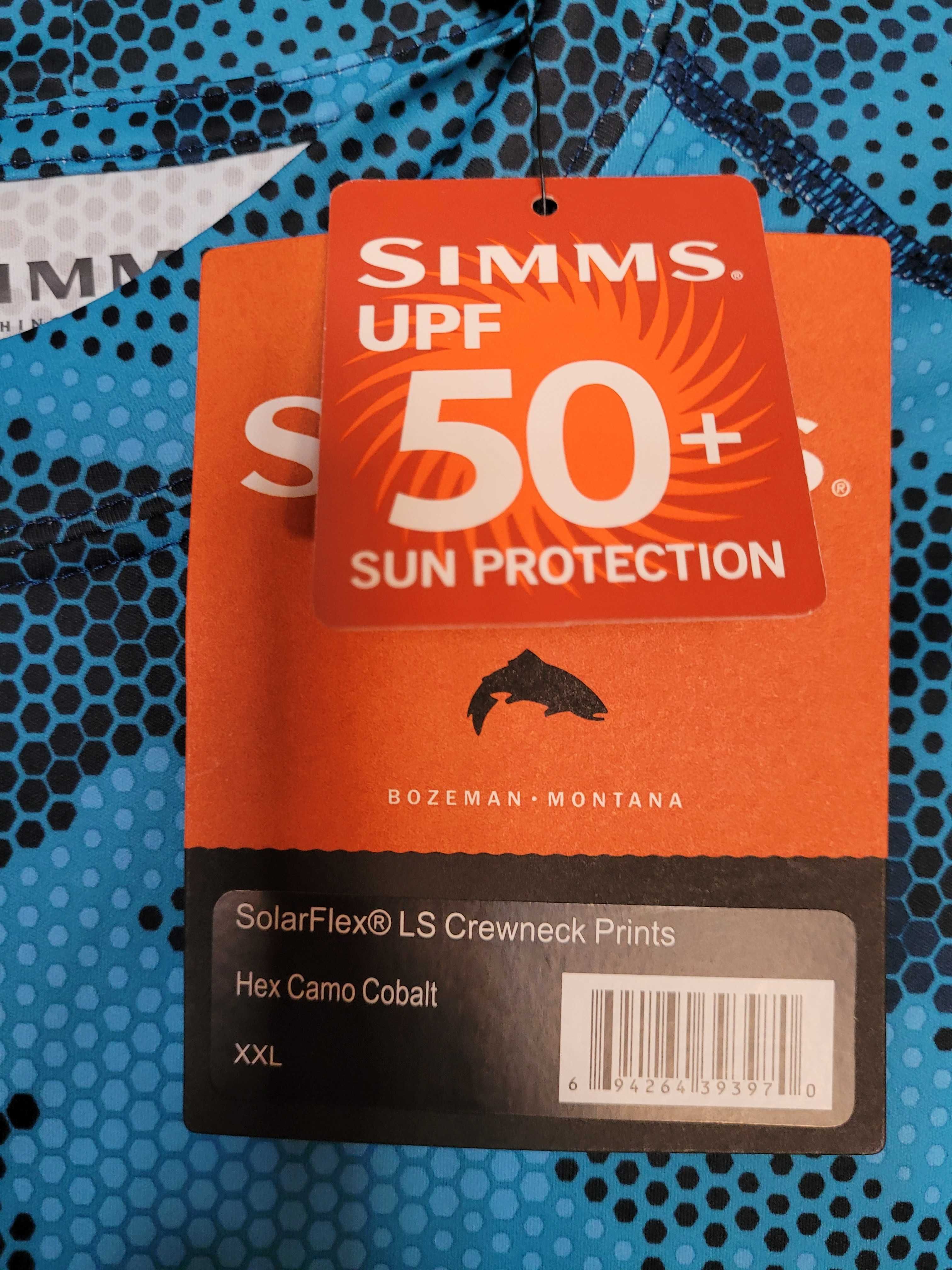 Сонцезахістна термофутболка Simms SolarFlex® Print  - UPF 50+