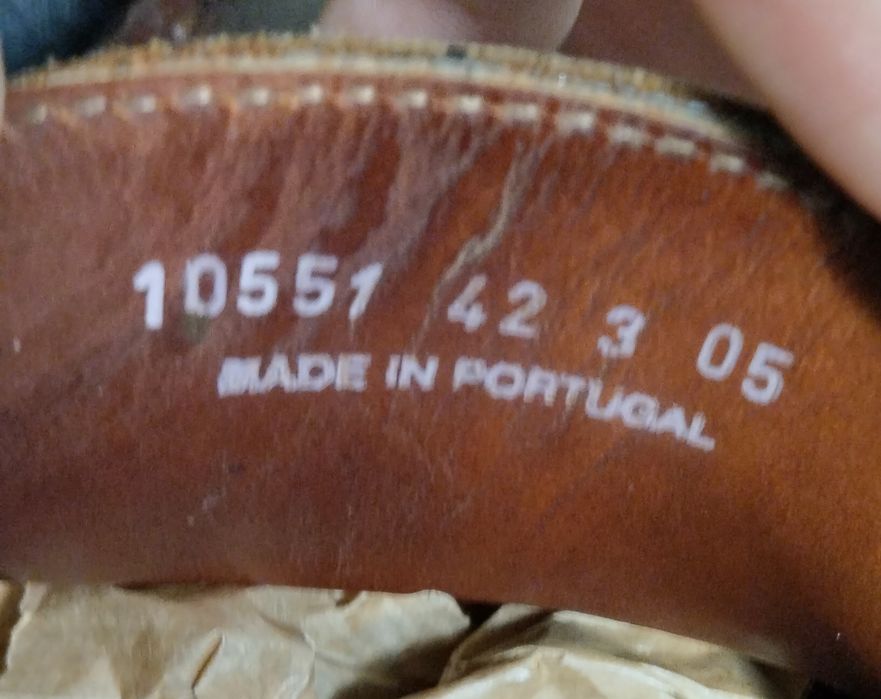 Sapatos de homem em couro verdadeiro da Portsman