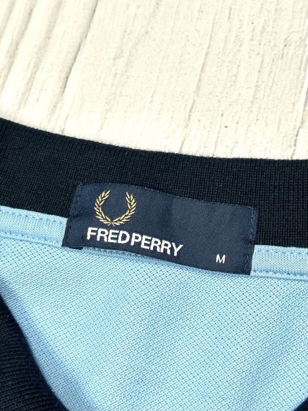 Fred Perry Koszulka Polo Męska Slim Fit Logowana na Piersi r. M