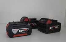 Baterie Bosch, Milwaukee5AH,4AH