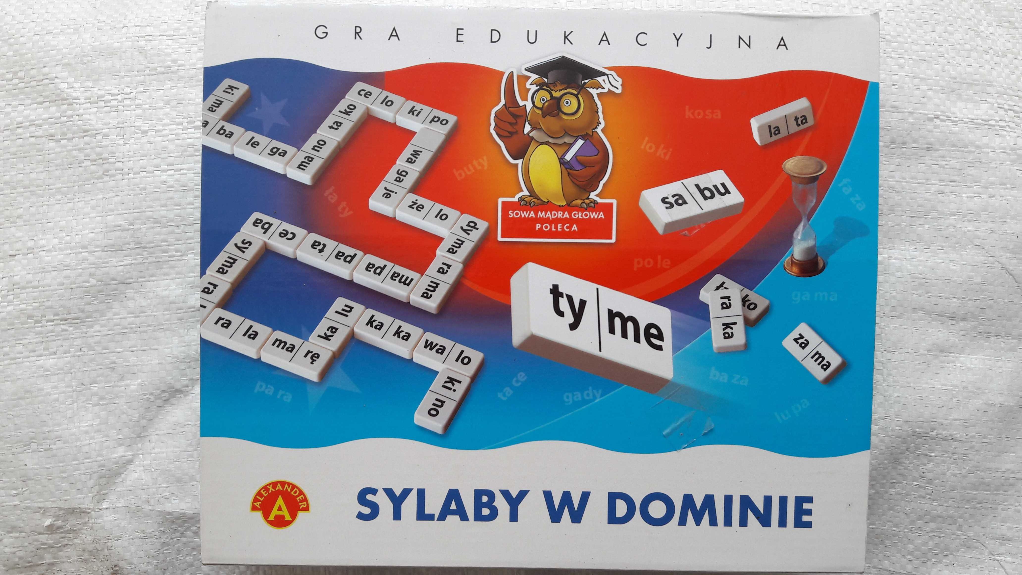 Sylaby w domino gra edukacyjna